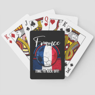 Jeu De Cartes Drapeau France, Drapeau Vintage
