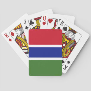 Jeu De Cartes Drapeau Gambie