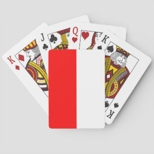 Jeu De Cartes Drapeau indonésien (Indonésie) Jouer des cartes