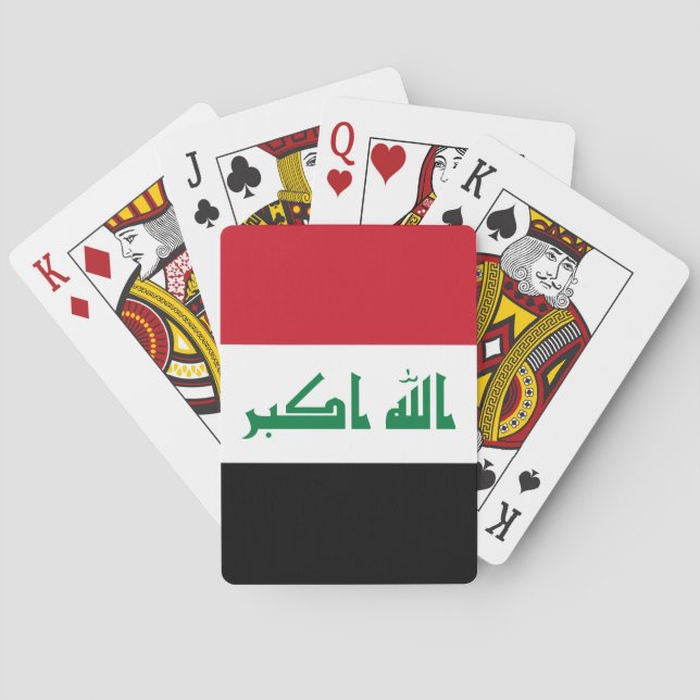Jeu De Cartes Drapeau Iraq (dos)