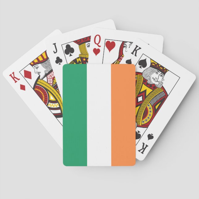 Jeu De Cartes Drapeau irlandais (dos)