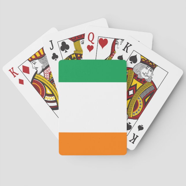 Jeu De Cartes Drapeau irlandais (dos)