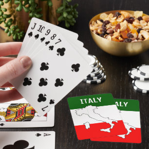 Jeu De Cartes Drapeau Italien Jouer des cartes