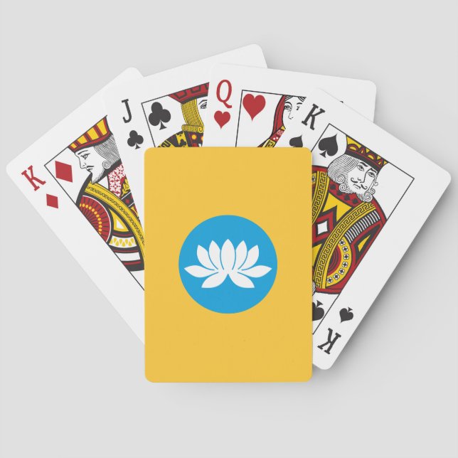 Jeu De Cartes Drapeau Kalmykia (dos)