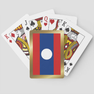 Jeu De Cartes Drapeau Laos Jouer aux cartes