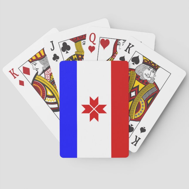 Jeu De Cartes Drapeau Mordovia (dos)