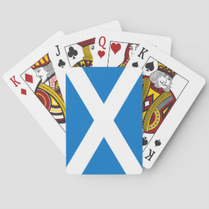 Jeu De Cartes Drapeau national d'Écosse Croix de Saint-André 