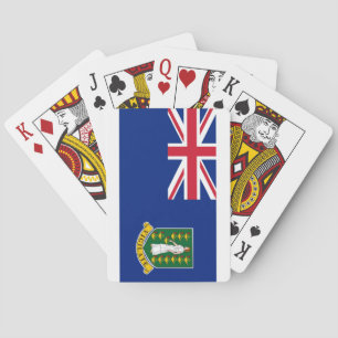 Jeu De Cartes Drapeau national du monde des Îles Vierges