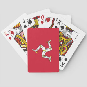 Jeu De Cartes Drapeau national du monde d'île de Man