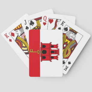 Jeu De Cartes Drapeau national du monde du Gibraltar