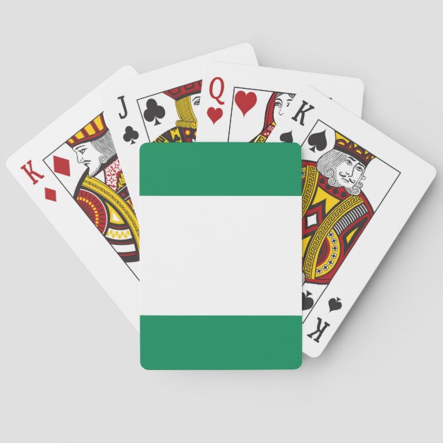 Jeu De Cartes Drapeau (nigérien) du Nigéria (dos)