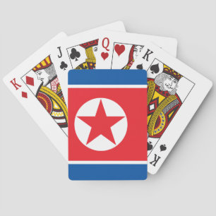 Jeu De Cartes Drapeau nord-coréen