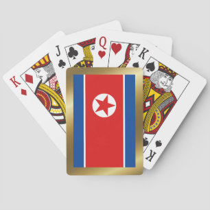 Jeu De Cartes Drapeau nord-coréen Jouer des cartes