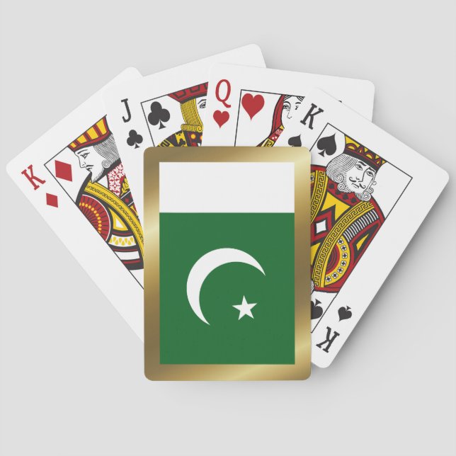 Jeu De Cartes Drapeau Pakistan Jouer des cartes (dos)