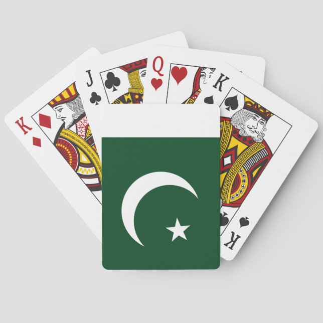 Jeu De Cartes Drapeau (pakistanais) du Pakistan (dos)