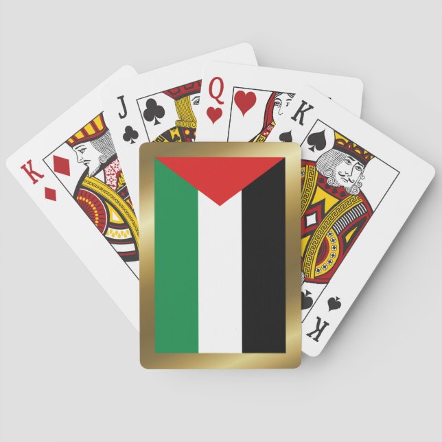 Jeu De Cartes Drapeau Palestine Jouer des cartes (dos)