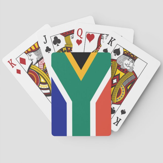 Jeu De Cartes Drapeau Patriotique Afrique du Sud Bokke (dos)