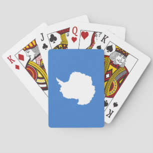 Jeu De Cartes Drapeau patriotique de l'Antarctique