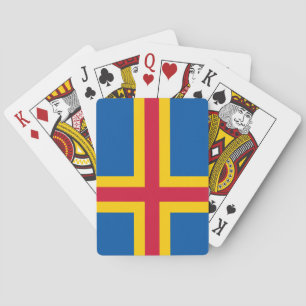 Jeu De Cartes Drapeau patriotique des îles Åland