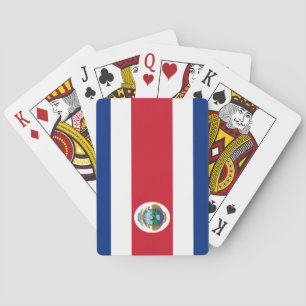 Jeu De Cartes Drapeau patriotique du Costa Rica