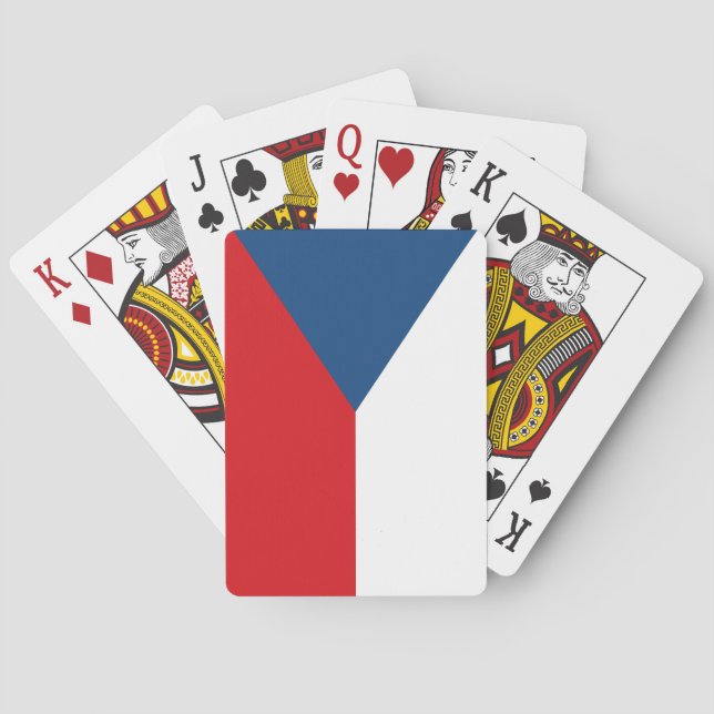 Jeu De Cartes Drapeau République tchèque (dos)