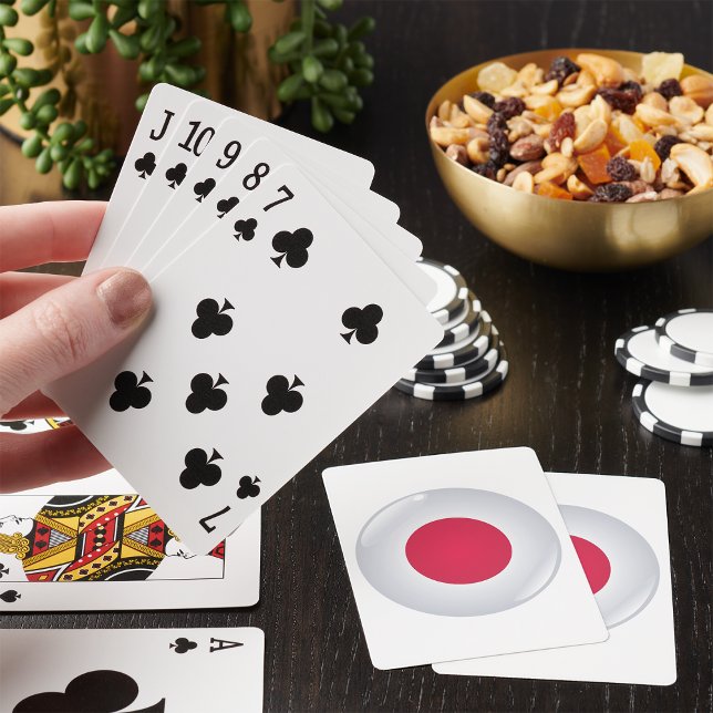 Jeu De Cartes Drapeau rond Japon Jouer des cartes (Créateur téléchargé)