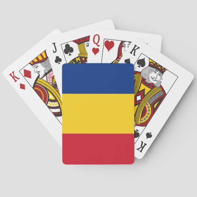 Jeu De Cartes Drapeau (roumain) de la Roumanie (dos)
