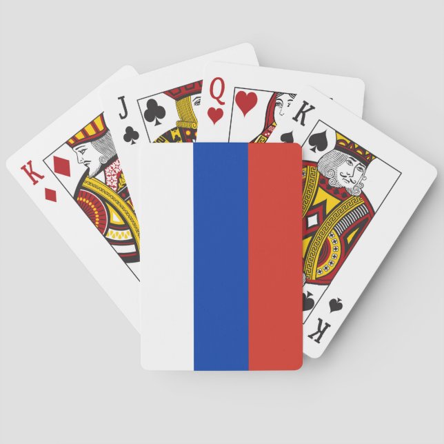 Jeu De Cartes Drapeau russe (Russie) (dos)