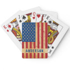 Drapeau Rustique Américain Personnalisé Bois Patri