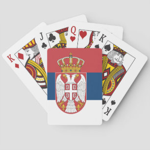 Jeu De Cartes Drapeau Serbie