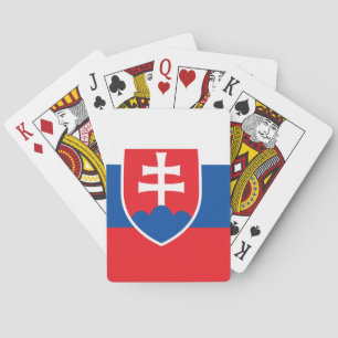Jeu De Cartes Drapeau Slovaquie