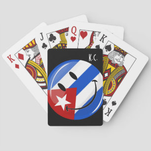 Jeu De Cartes Drapeau souriant cubain
