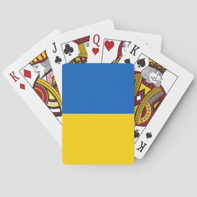 Jeu De Cartes Drapeau ukrainien (dos)