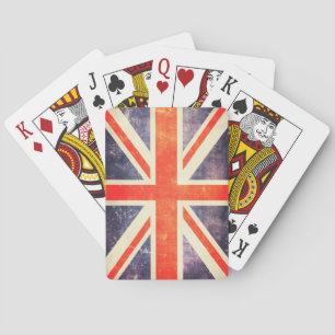 Jeu De Cartes Drapeau Union Jack vintage
