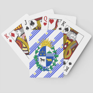 Jeu De Cartes Drapeau uruguayen à rayures