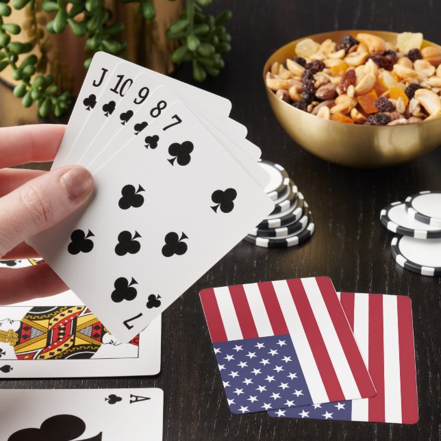 Jeu De Cartes Drapeau USA, drapeau des États-Unis, drapeau améri (In Situ)