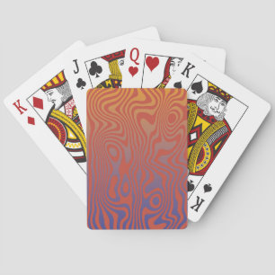 Jeu De Cartes Dream Flow l Motif abstrait psychédélique - N° 01