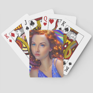 Jeu De Cartes Dreamy Girl with Rainbow Lights