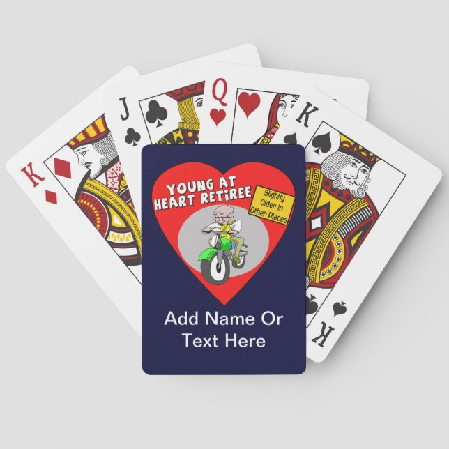 Jeu De Cartes Drôle cadeau de retraite Jouer des cartes (dos)