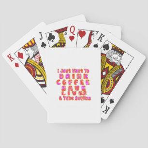 Jeu De Cartes Drôle cadeau pour les amateurs de café
