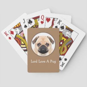 Jeu De Cartes Drôle Carlin Dog Theme Deck De Cartes De Jeu