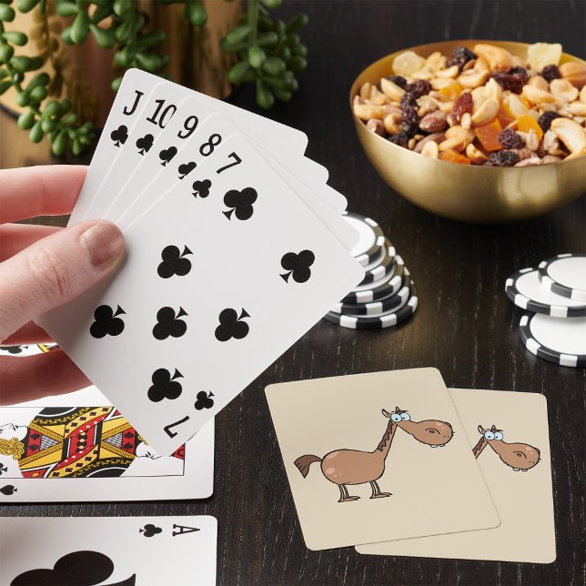 Jeu De Cartes Drôle cheval derpy stupide étalon brun (Créateur téléchargé)