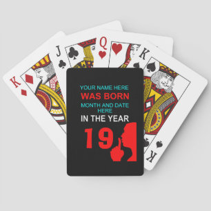 Jeu De Cartes drôle de secret d'anniversaire