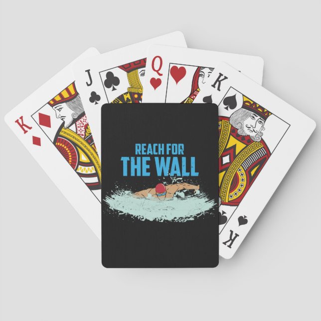 Jeu De Cartes Drôle Devis nage nage nage cadeau nageur (dos)