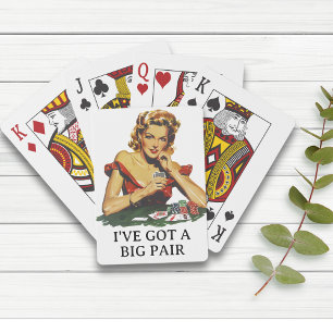 Jeu De Cartes Drôle, j'ai un peu de Pair Retro