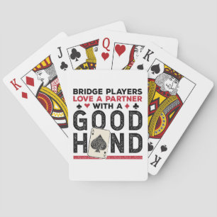 Jeu De Cartes Drôle Joueur de pont partenaire Bonne main