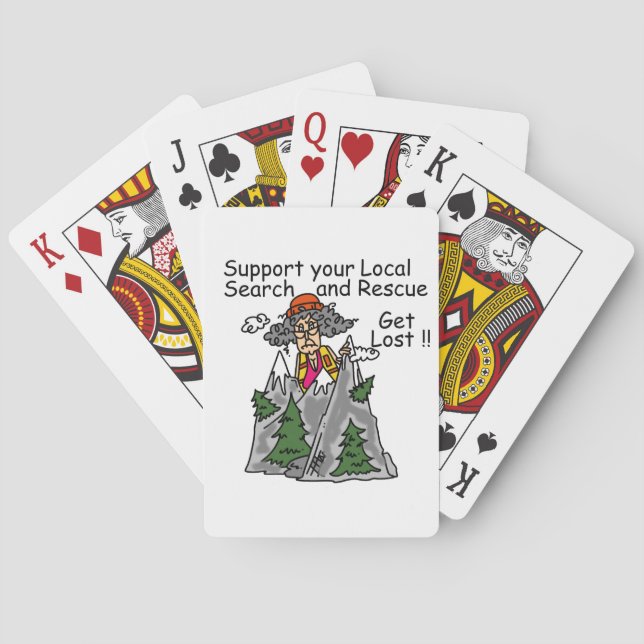 Jeu De Cartes Drôle obtenez perdu (dos)