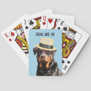 Jeu De Cartes Drôle Rottweiler Dog Devenez moi