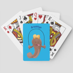 Jeu De Cartes Drôle sauter boudskipper poisson dessin animé