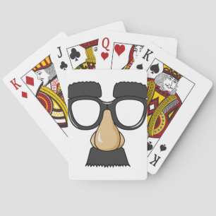 Jeu De Cartes drôles comiques lunettes